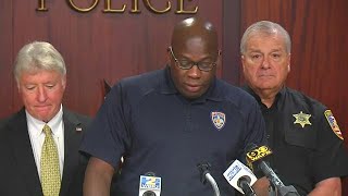 Baton Rouge Police press conference on arrest in LSU basketball player Wayde Sims shooting