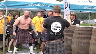 : Scottish strongman Andy Cairney wins the Donald Dinnie Games 2019 Ardblair Stones Challenge