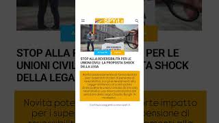 www.spyit.it 🏳️‍🌈 🇮🇹#unionicivili #lega #pensione #reversibilità #claudioborghi