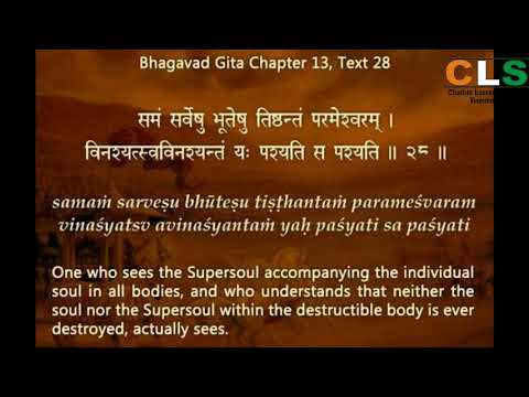 Sri Mad Bhagwat Gita Chapter-13.28