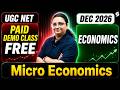 UGC NET DEC 2026 Economics | Micro Economics Paid Demo Class | By Shachi Mam