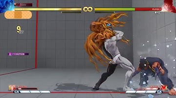 SFV - Gill VT2 Corner Combo (stun)