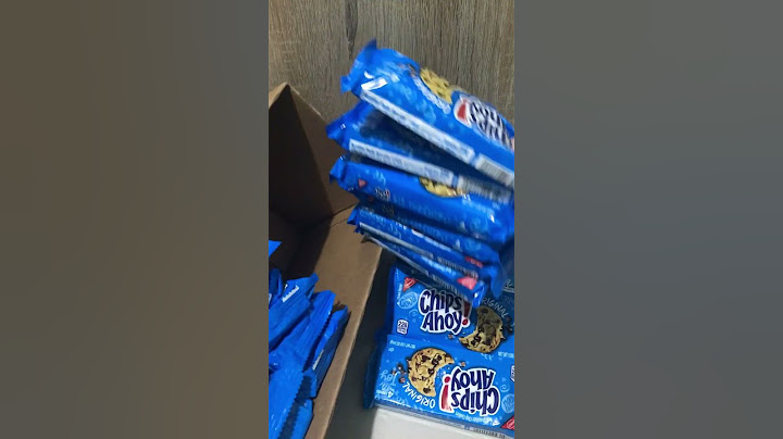 Unboxing Chips Ahoy! #shorts