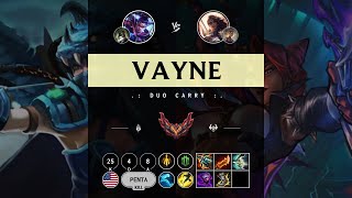 Vayne ADC vs Samira - NA Grandmaster Patch 14.9