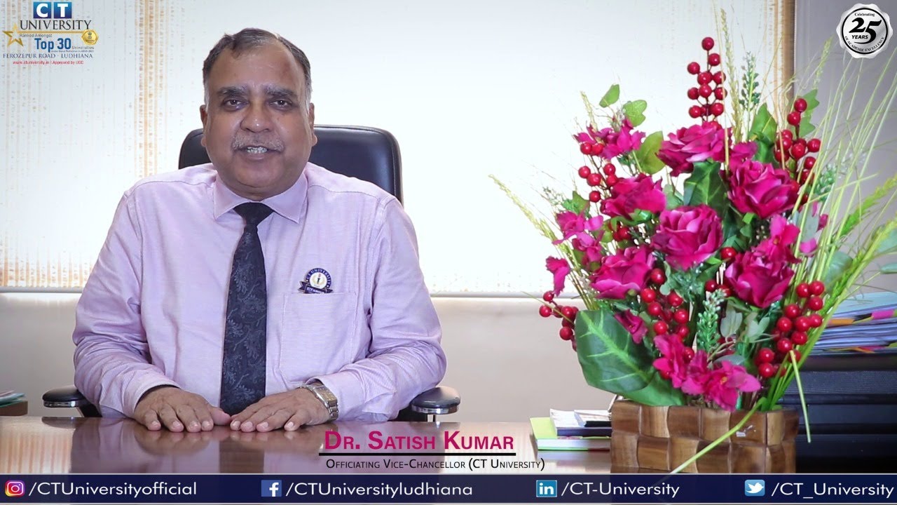 Satish Rdc Our officiating Vice Chancellor Dr. Satish has a special message for ...