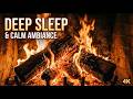Rustic Fireplace 4K Crackling Fire Transport You to Tranquility