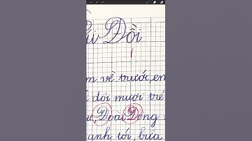 Các lỗi sai thường gặp khi viết chữ và cách khắc phục | Luyện chữ đẹp