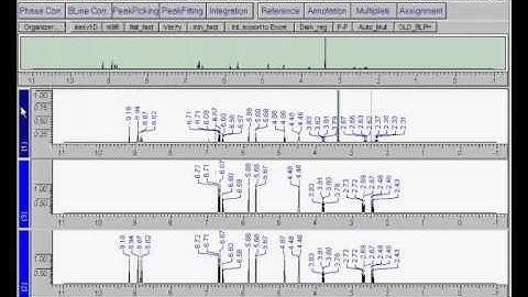 ACD/NMR Manager Structure Verification (weryfikacja struktury)