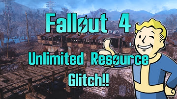 Fallout 4 Unlimited Resource Glitch!! (After Patch 1.4+) *WORKING*