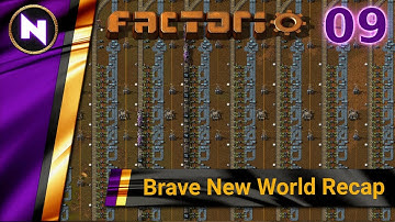 Factorio 0.18 Brave New World Recap #9 TRAIN BALANCING | Livestream Footage