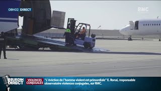 Sur le tarmac d'un aéroport chinois une cargaison de masque a été détournée par les États-Unis