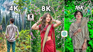 Trending 4k 8k 16k Quality Photo Editing | high quality 16k photo editing kaise kare | One Click 🔥 screenshot 4