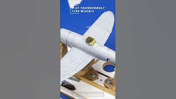 Main assembly P-47 Miniart 1/48 #aviation #scalemodel #modelairplane