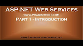 ASP.NET Web Services tutorial - YouTube