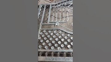 gần được 90% cửa cổng SẮT MỸ THUẬT 2 cánh đẹp/phúc thiên vlog 83