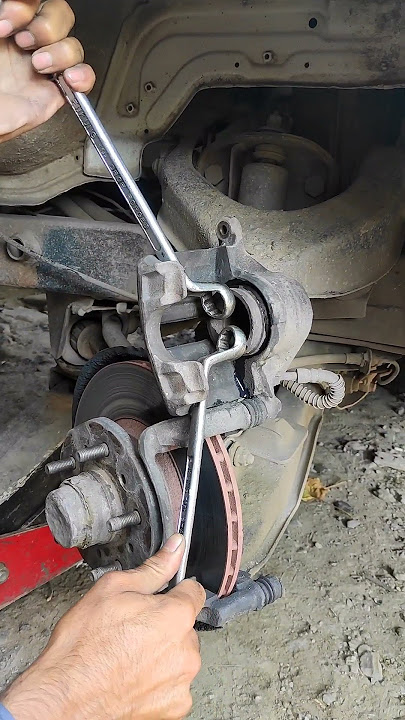 How to Replace Front Brakes, Pads #brake #abs #automobile #shorts #mechanic #carhacks