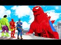 THE AVENGERS VS SPIDER-MAN | TEAM AVENGERS ENCOUNTER SPIDER GODZILLA