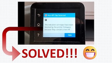 Non HP Chip Error Fix