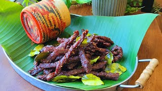 Recipe : Sen Lod | Lao Style Beef Jerky