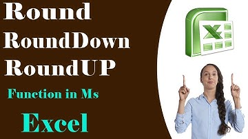 Round Roundup Rounddown Function in Excel | in Urdu Hindi Tutorial | Part 19