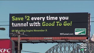WSDOT giving free Good2Go passes ahead of Highway 99 tolling