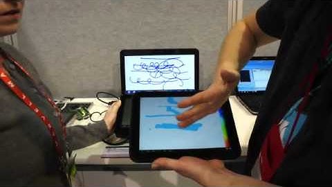 Synaptics Clearpad Demo - CES 2012