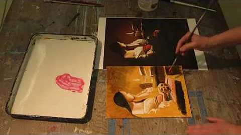 "Old Masters" Demonstration for Cindy Hooper's Art...