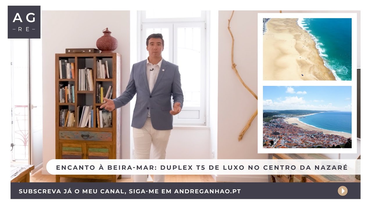 Encanto à Beira-Mar: Duplex T5 de Luxo no Centro Histórico da Nazaré!