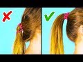 23 COOLE 1 MINUTEN FRISUREN HACKS