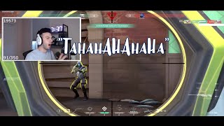 tarik evil laugh after a thrifty round