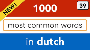 Nederlands leren - lesson 39 - Left over words