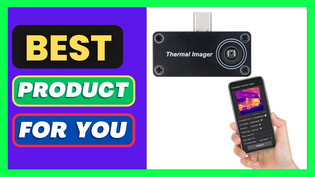 Type-C Mobile Thermal Imager -20~1000°C 32*32 Pixels