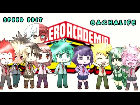 pics My Hero Academia Gacha Life Edits my hero academia speed edit gachalife