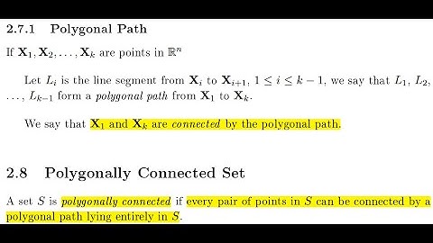 Polygonal Path|Polygonally Connected set|Topic 48|MTH631 Real Analysis #vu#finalterm #shortlectures
