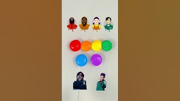 Squid game #colormixing #satisfying #squidgame #squidgamechallenge #squidgame2 #shorts