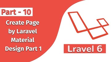 Create Page by Laravel Material Design Part 10  Punch Code