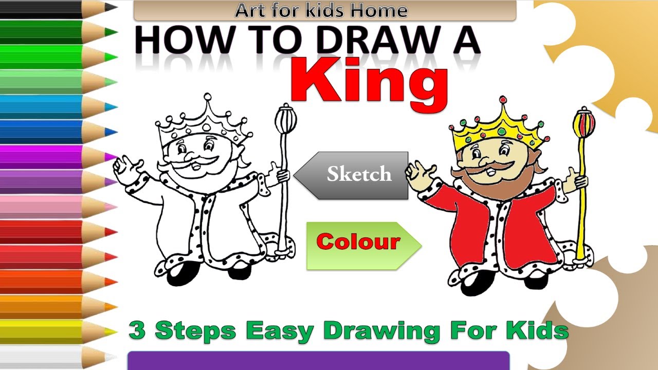 Share more than 151 king drawing for kids super hot