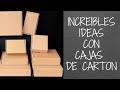 🛑 Como reutilizar las cajas de cartón ✔👍