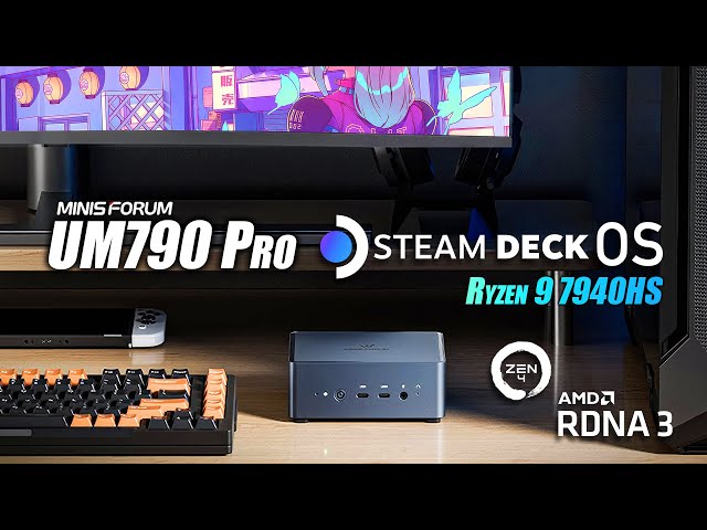 This Tiny PC Is Crazy Fast And Runs Steam Deck OS Like A Pro! Minisforum UM790  Pro 