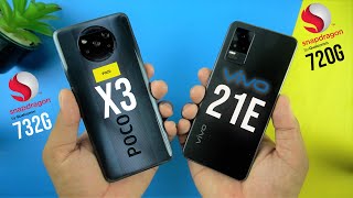 POCO X3 VS VIVO V21E