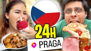 MANGIAMO SOLO CIBO DI PRAGA PER 24 ORE 🇨🇿