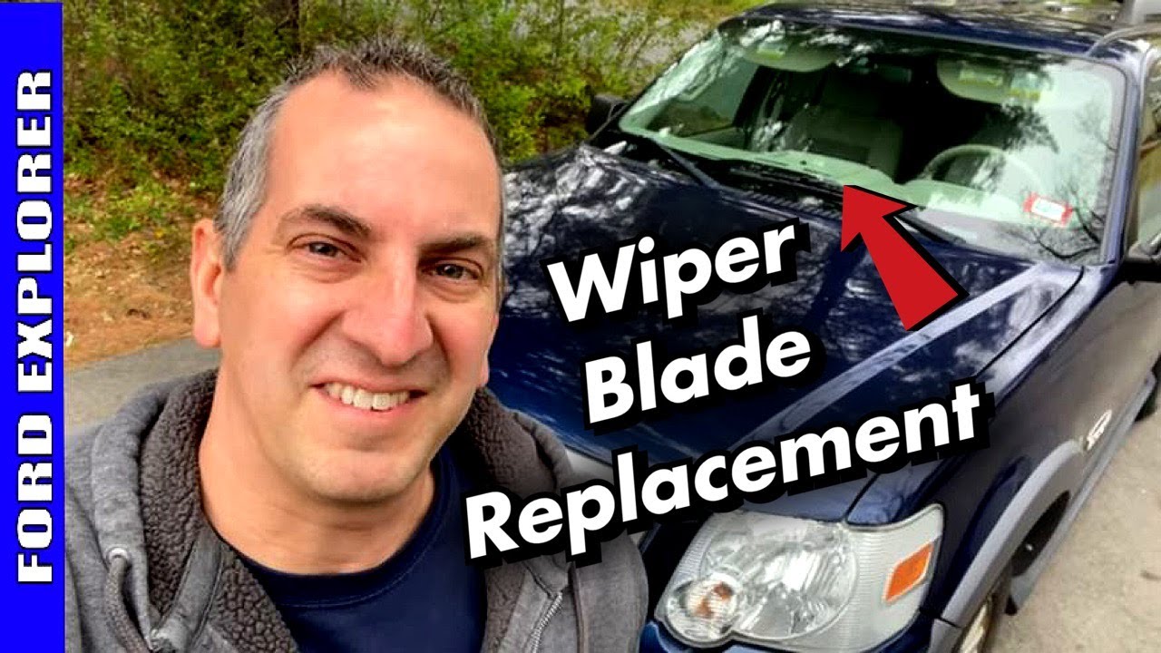 2006-2010 Ford Explorer Windshield Wiper Replacement - YouTube