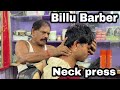 Billubarber head massage best neck cracking by indian village barber my favorite barber  asmr