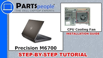 Dell Precision M6700 (P22F001) CPU Cooling Fan How-To Video Tutorial