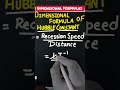 trick to find dimensional formula of Hubble constant #class11 #physics #dimensions 😊