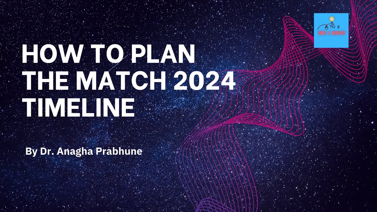 Timeline for Match 2024 and more info for Match 2025! YouTube