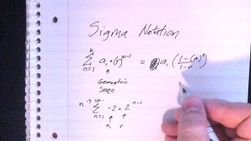 Geometric Series with Sigma Notation