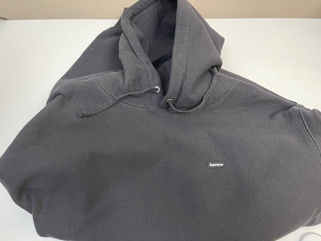 SUPREME FW21 BOX LOGO HOODIE WASHED NAVY UNBOXING/ON-BODY REVIEW 