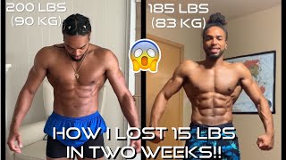 Famous How I LOST 15 POUNDS In JUST 2 Weeks! Wealth