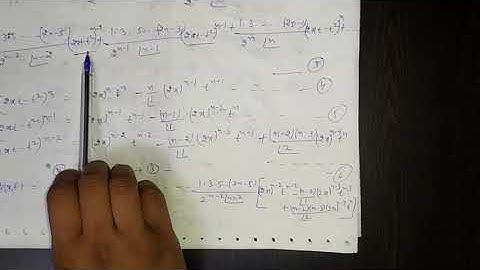 Generating Function of Legendre Polynomial Part-2 for B.sc 2nd year by Sapna Agarwal